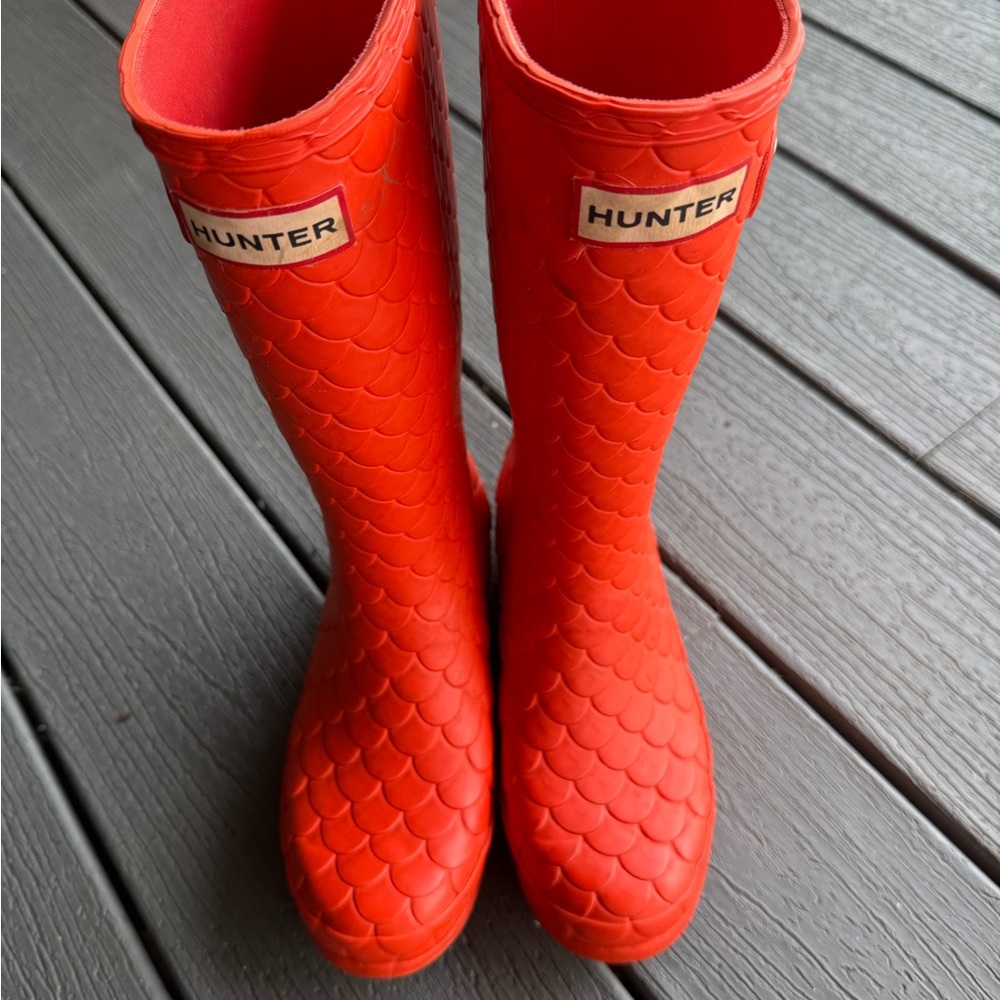Hunter Red Rain Boots